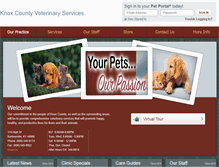 Tablet Screenshot of knoxcountyvets.com